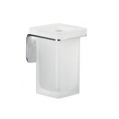 Colombo Over Стакан подвесной, цвет: матовая сталь/матовое стекло