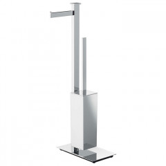 Colombo Units Напольная стойка с держателем т/б и ершом, SX, цвет: хром