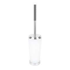 Colombo Road Ёршик напольный, цвет: хром/карбон/матовое стекло