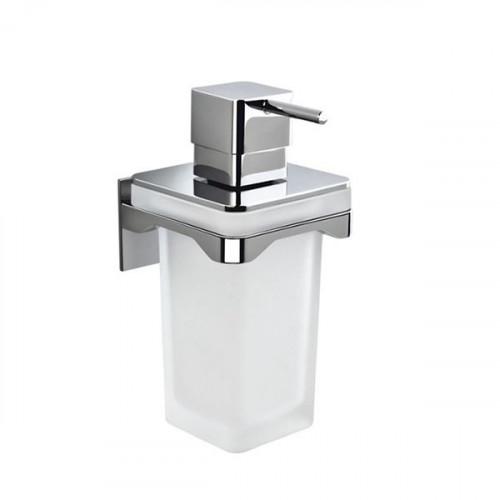 Colombo Forever Дозатор для жидкого мыла подвесной, цвет: хром/матовое стекло