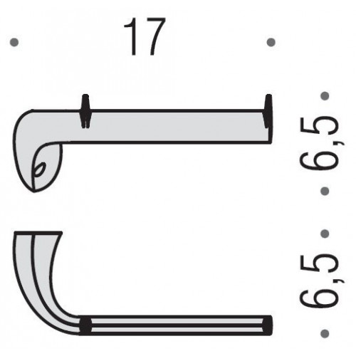 Colombo Link Держатель для туалетной бумаги, цвет: хром