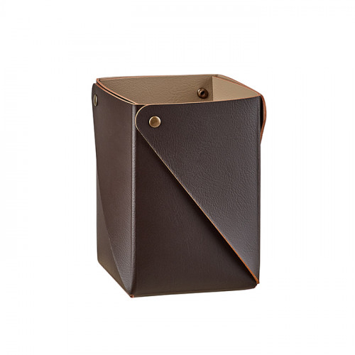 Colombo Adj Коробочка MIU для чайных пакетов, 8x8H10,5 см, цвет: шоколад/капучино