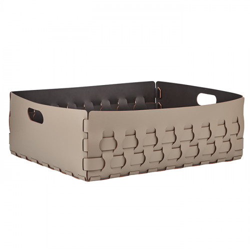 Colombo Adj Корзинка Dubai, 60x50H20 см , цвет: капучино/шоколад