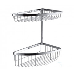 Colombo Angolari двойная полка, цвет: хром