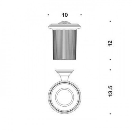 Colombo Hermitag Держатель для запасных рулонов, цвет: хром