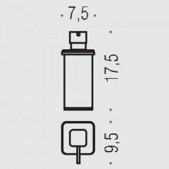Colombo Lulu Дозатор для жидкого мыла, настольный, цвет: PVD золото/матовое стекло