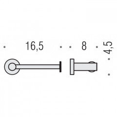Colombo Plus Держатель для туалетной бумаги, цвет: цвет: чёрный матовый