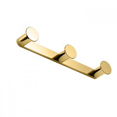 Colombo Mini Тройной крючок, цвет: золото матовое