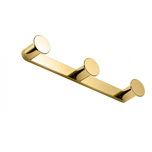 Colombo Mini Тройной крючок, цвет: золото матовое