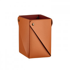 Colombo Adj Коробочка MIU для чайных пакетов, 8x8H10,5 см, цвет: коньяк/бордо