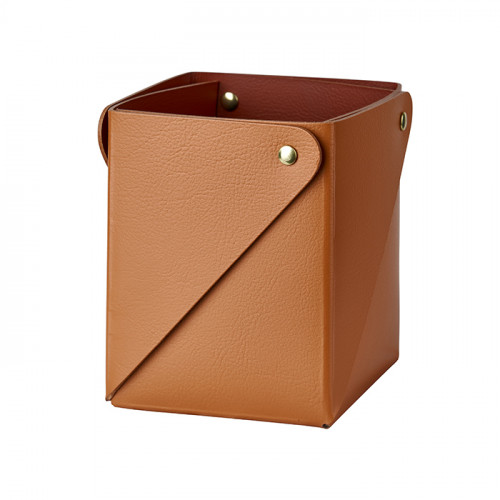 Colombo Adj Коробочка MIU для чайных пакетов, 7x7xH8 см , цвет: коньяк/бордо