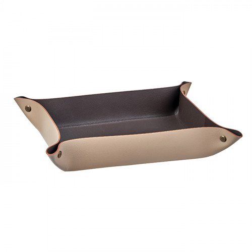 Colombo Adj Мелочница, 20x14H5 см, цвет: шоколад/капучино