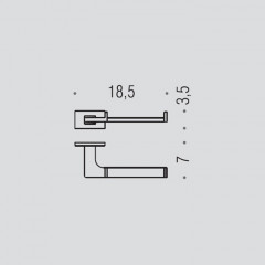 Colombo Look Держатель для т/б, подвесной, цвет: PVD Vintage