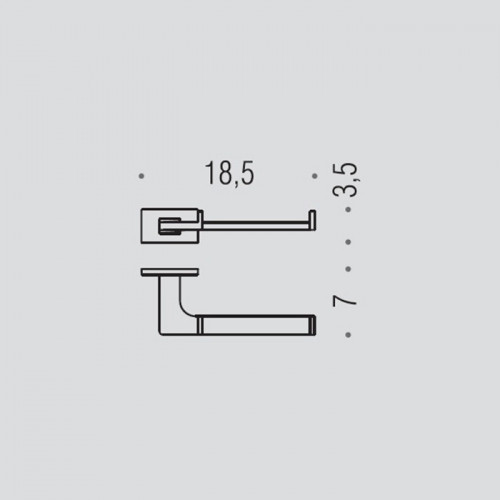 Colombo Look Держатель для т/б, подвесной, цвет: PVD Vintage