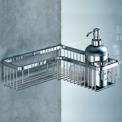 Colombo Angolari Угловая полочка, цвет: хром