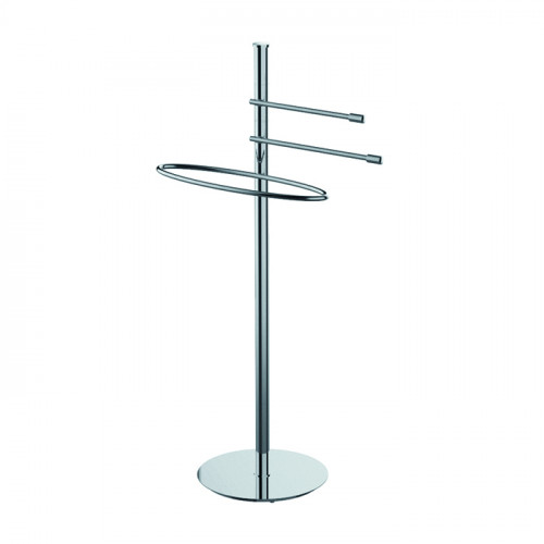 Colombo Isole Piantane Напольная стойка 90см., с 3мя держателями для полотенец, цвет: хром