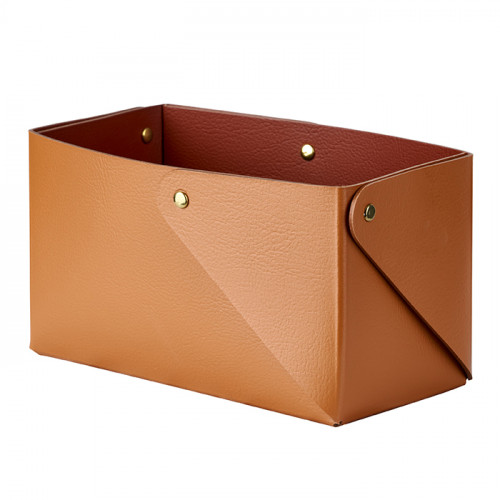 Colombo Adj Коробочка MIU для чайных пакетов, 7x14H8 см , цвет: коньяк/бордо