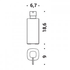Colombo Mood Дозатор для мыла настольный, цвет Strawberry Red