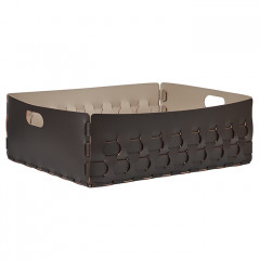 Colombo Adj Корзинка Dubai, 60x50H20 см, цвет: шоколад/капучино