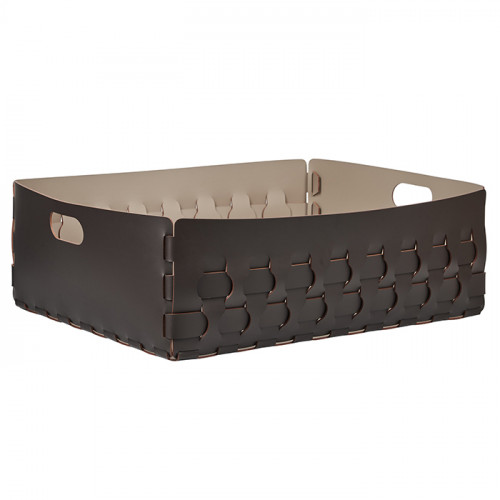 Colombo Adj Корзинка Dubai, 60x50H20 см, цвет: шоколад/капучино