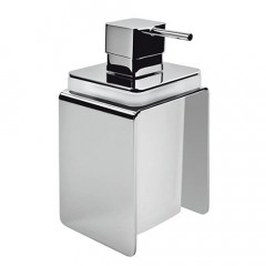 Colombo Forever Дозатор для жидкого мыла настольный, цвет: хром/матовое стекло